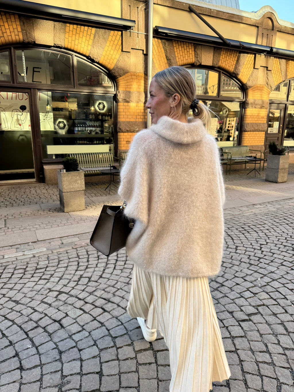 Roro Mohair Beige Polohemd