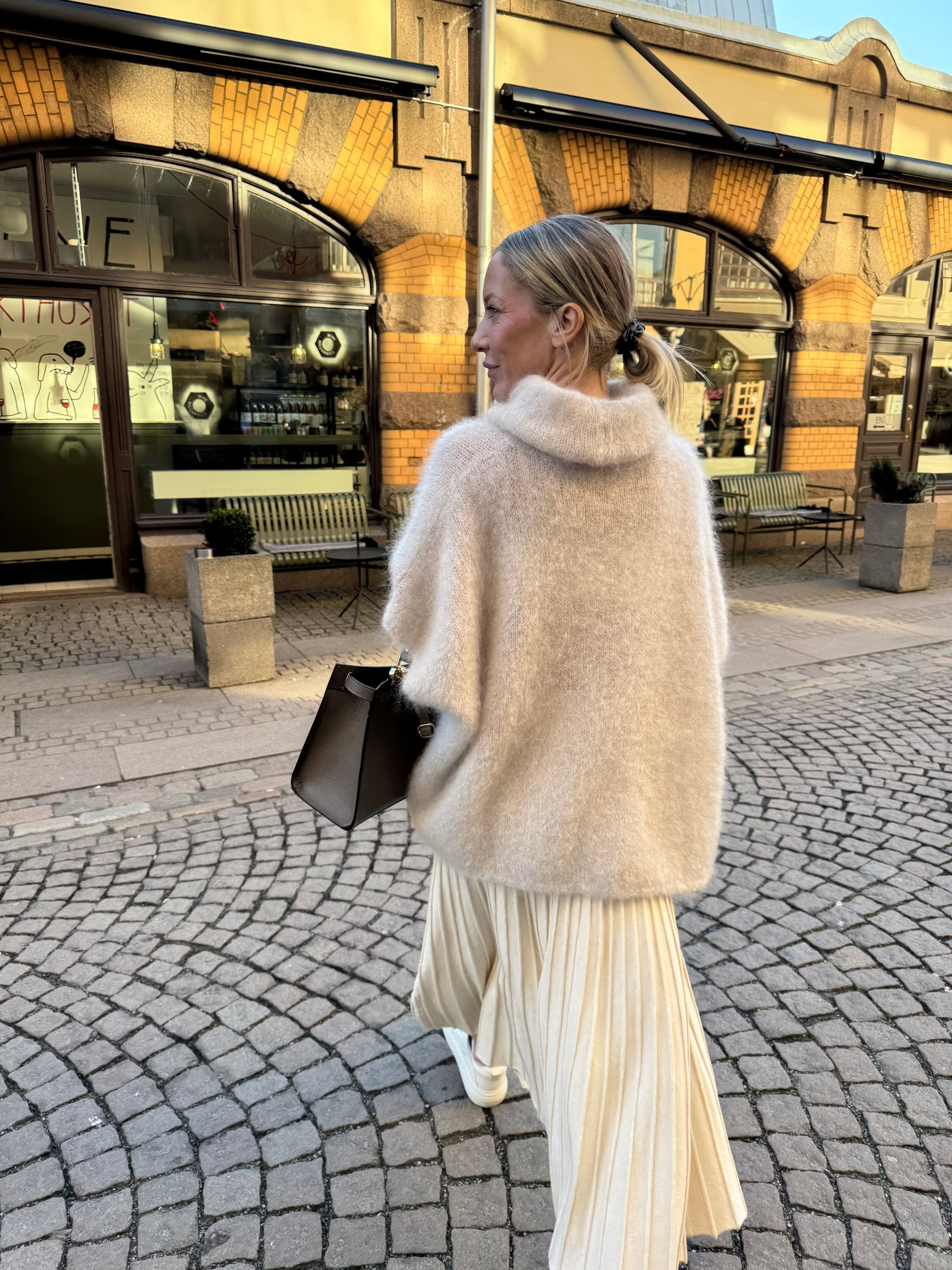 Roro Mohair Beige Polohemd