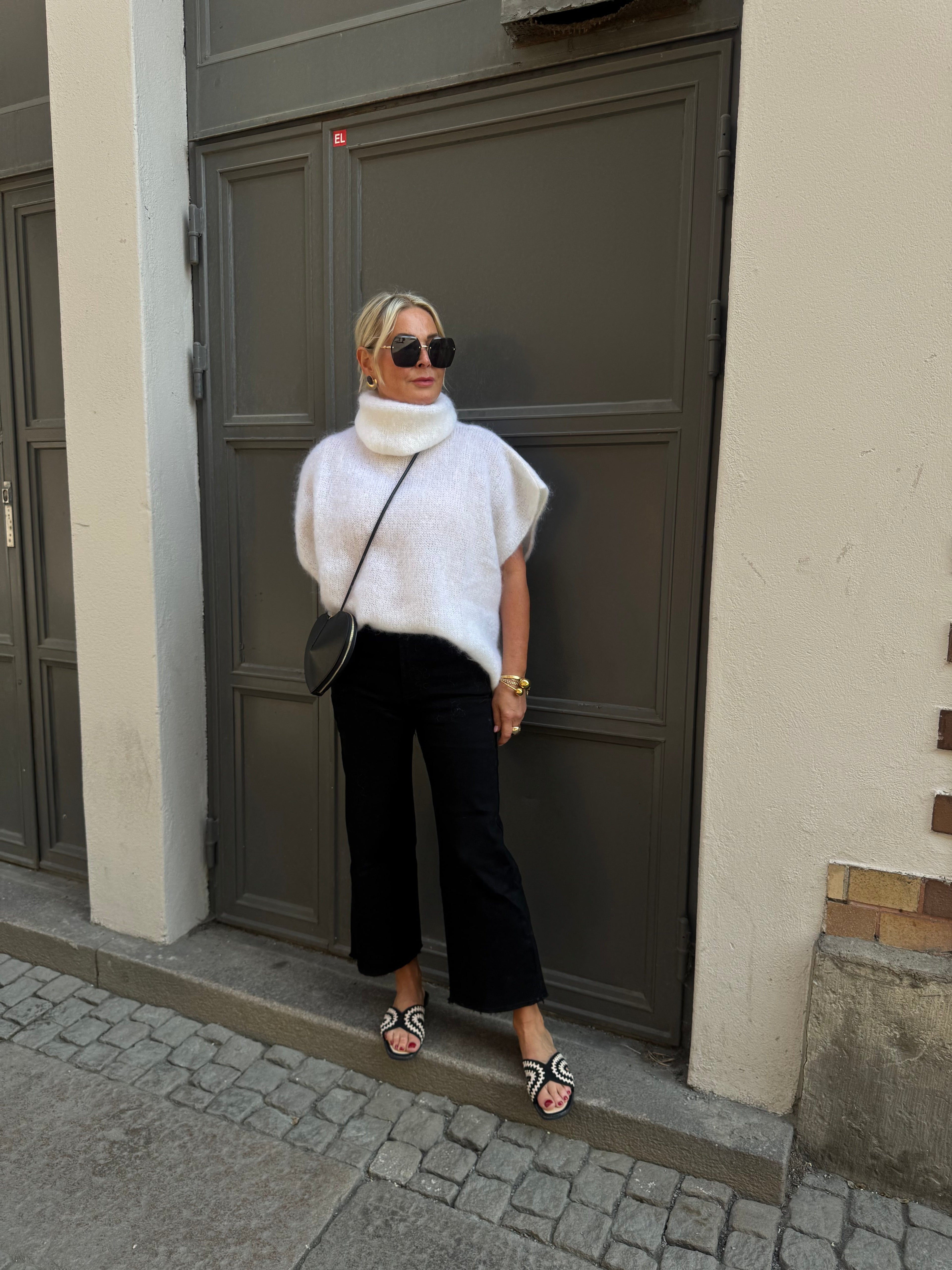 Charlotte Cropt Jeans schwarz