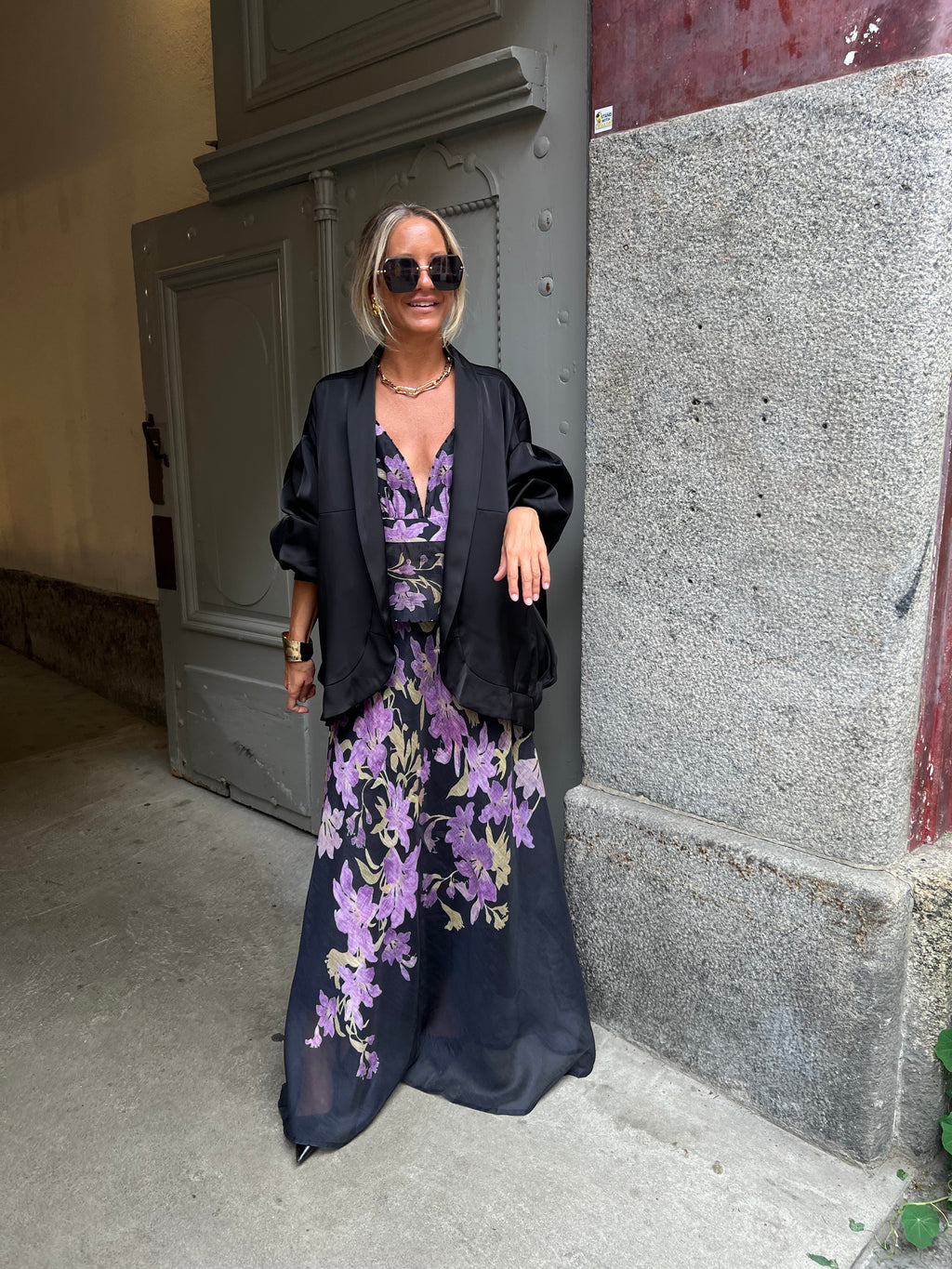 JAPANISCHER KIMONO/JACKE SCHWARZ