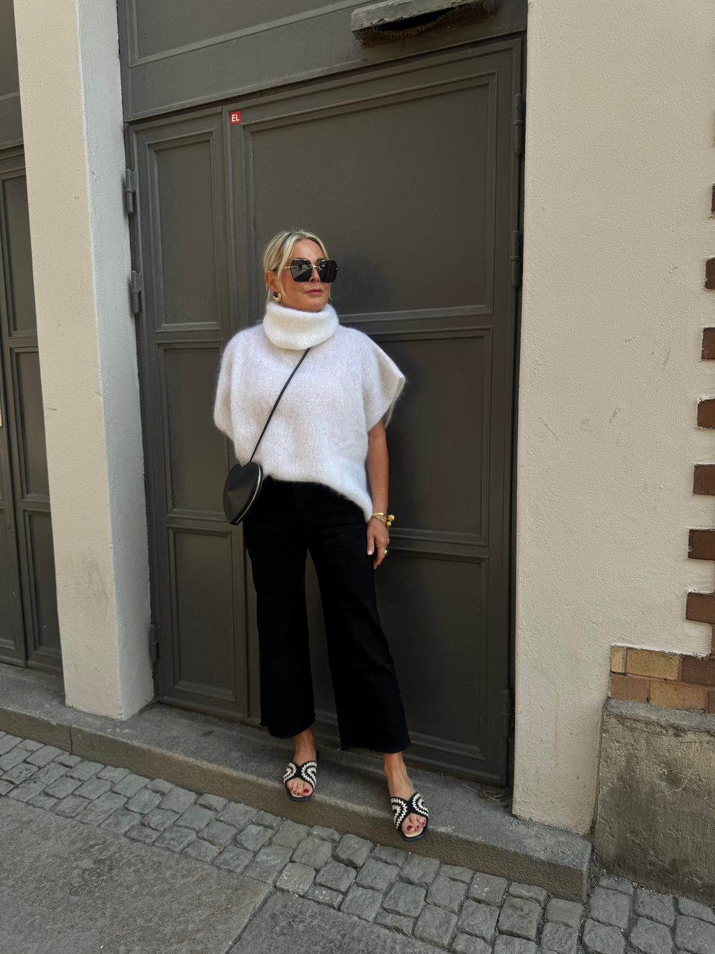 Charlotte Cropt Jeans schwarz