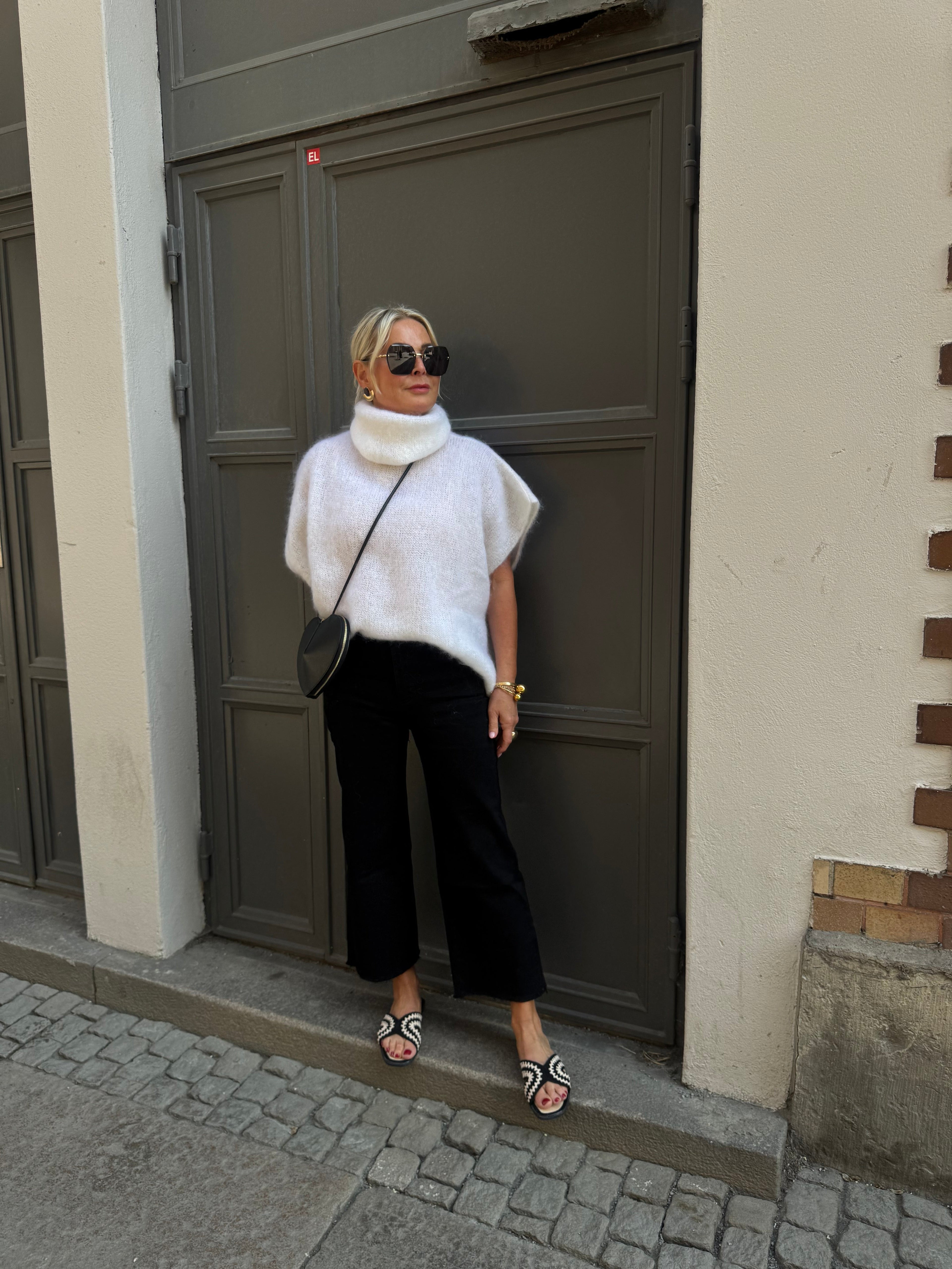 Charlotte Cropt Jeans schwarz