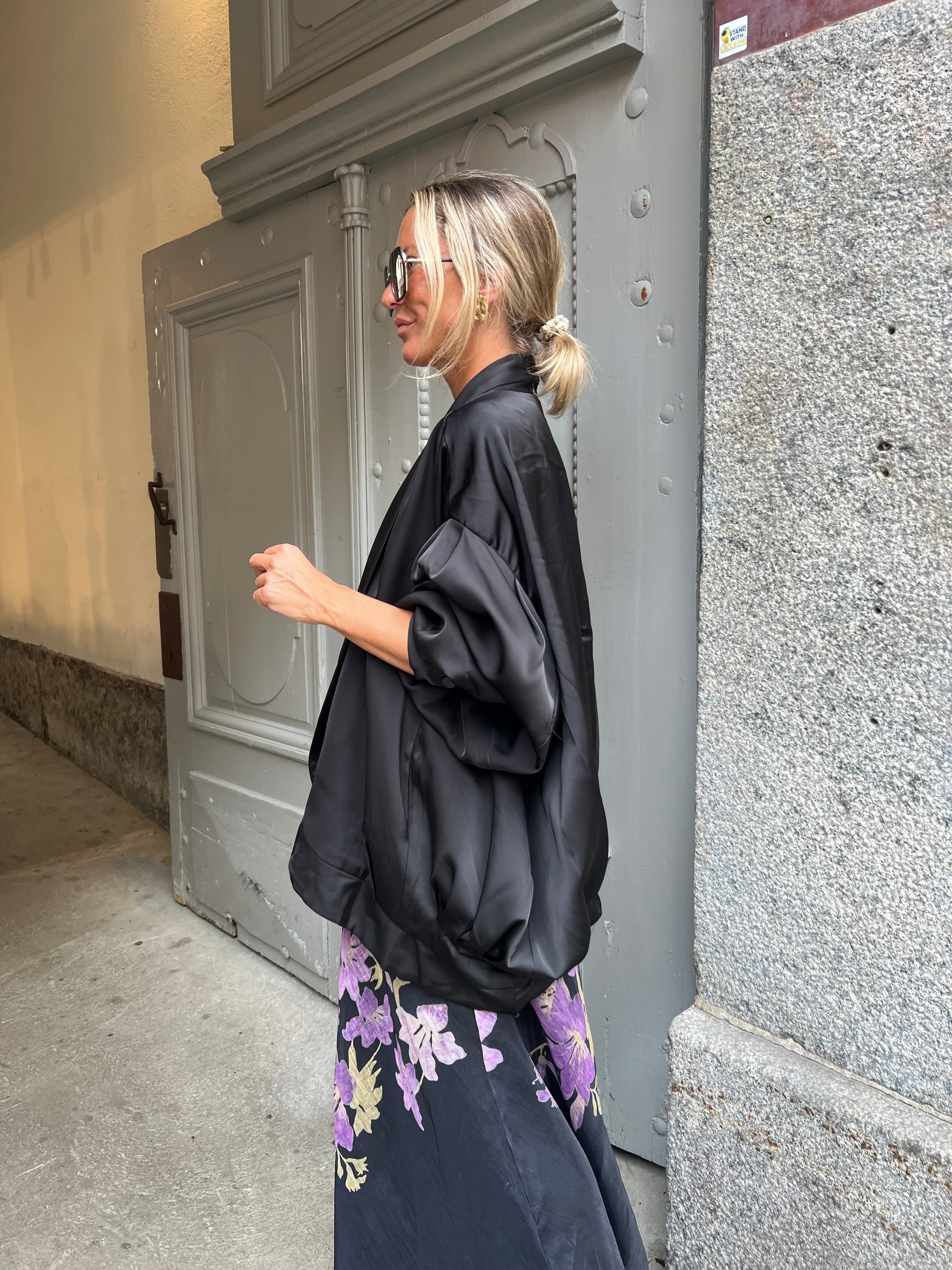 JAPANISCHER KIMONO/JACKE SCHWARZ