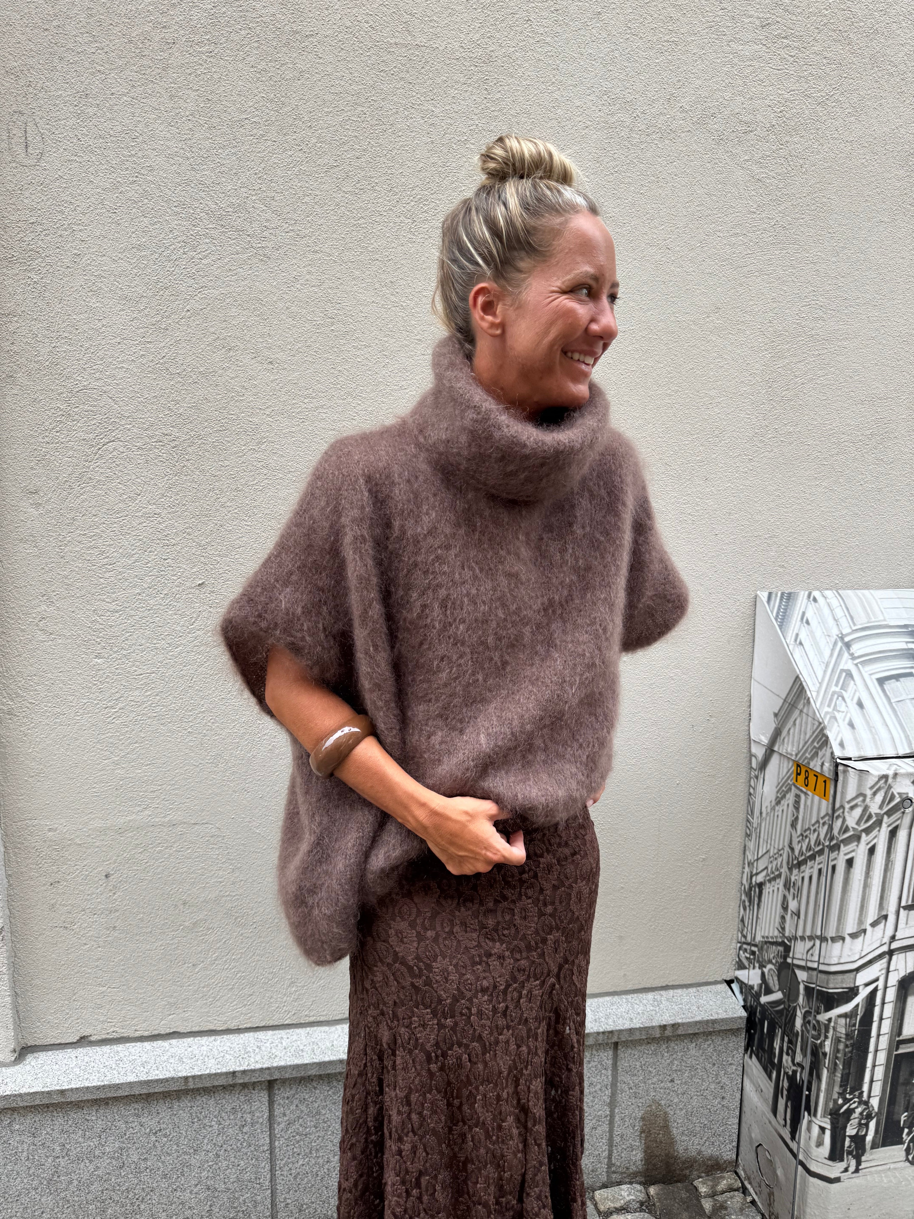 Roro Mohair Brown Polohemd – 22131