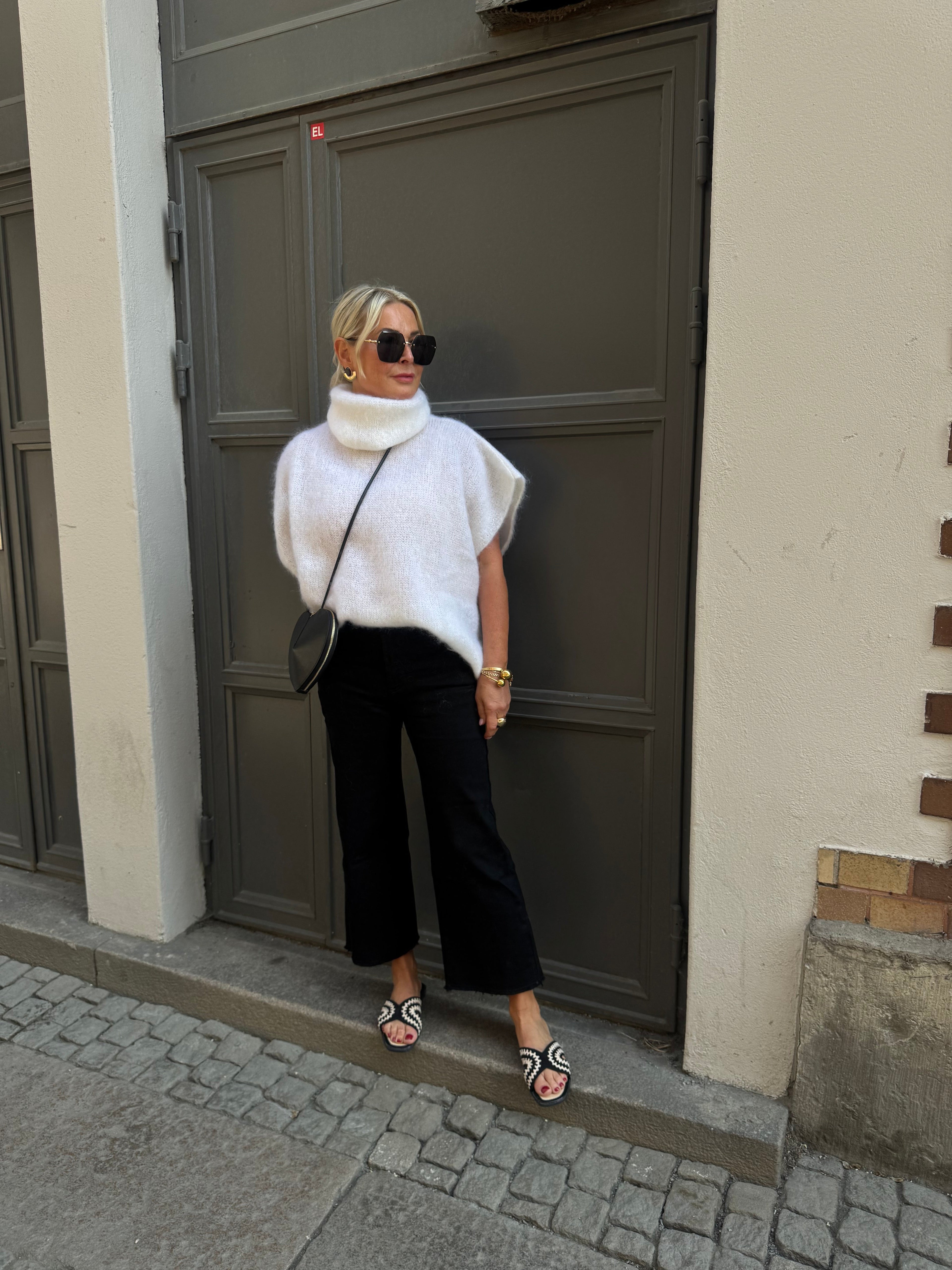 Charlotte Cropt Jeans schwarz