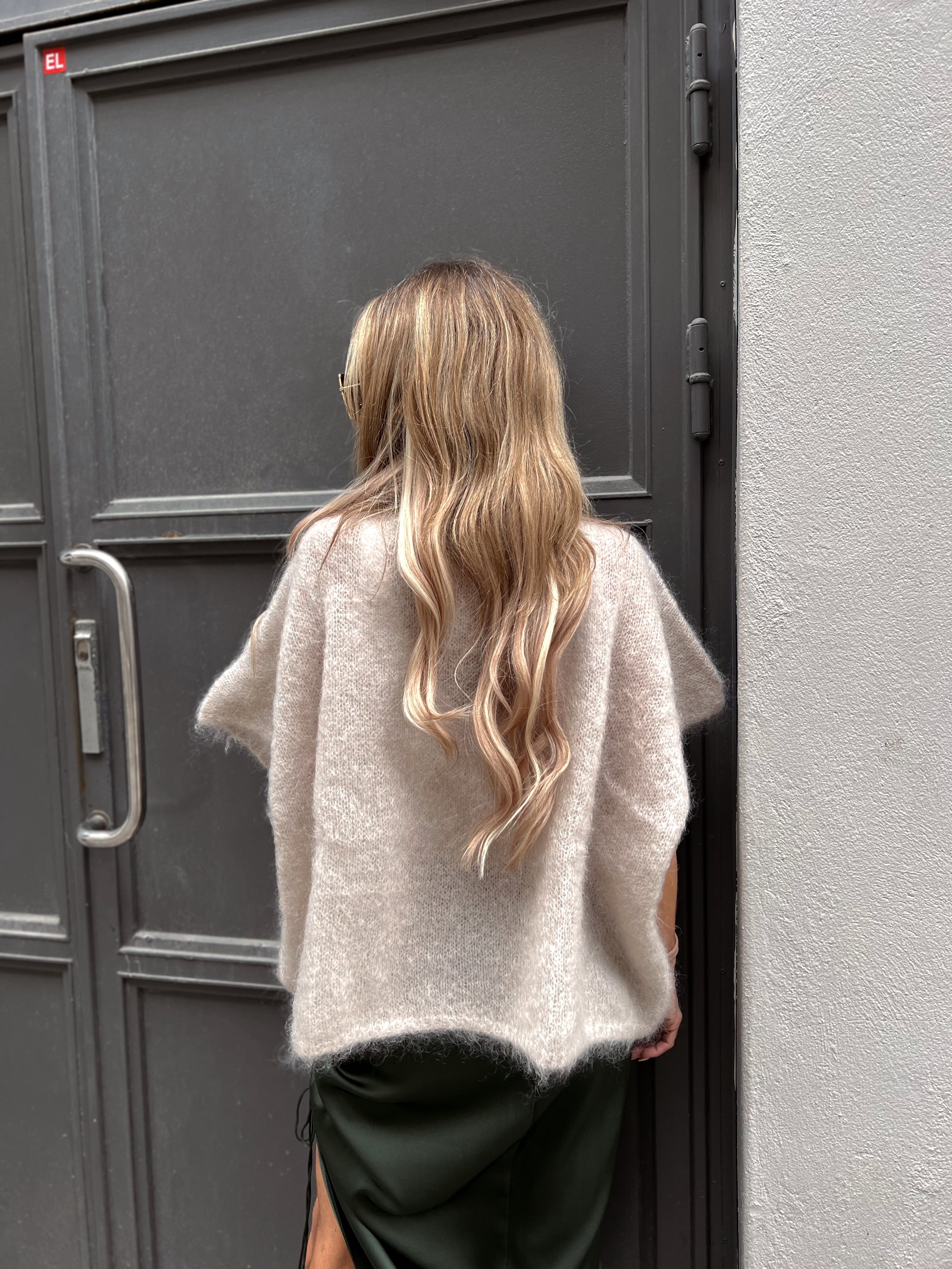 Roro Mohair Beige Polohemd