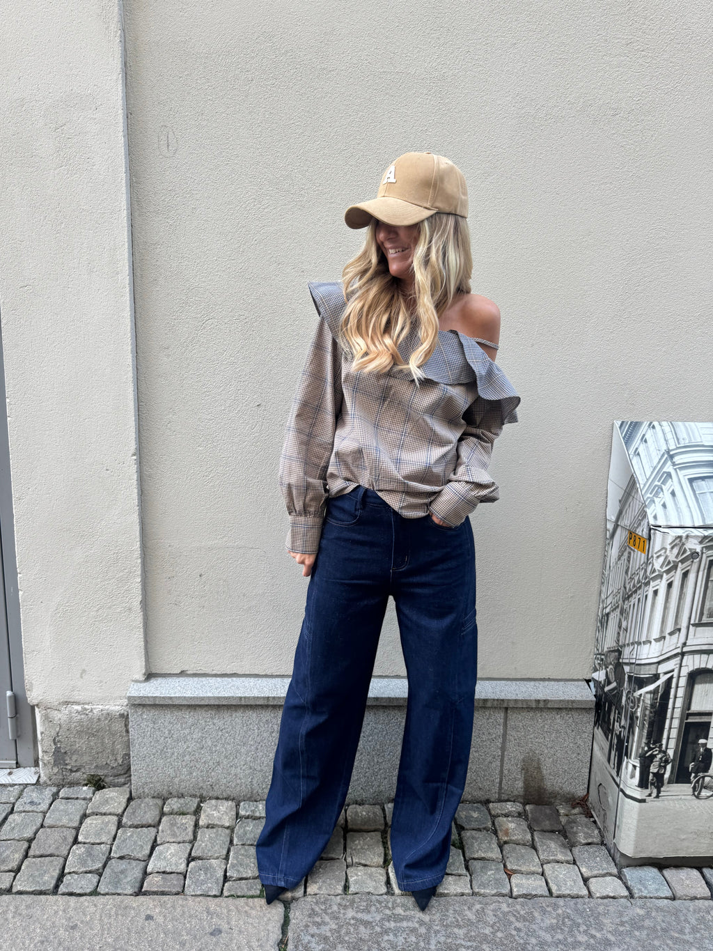 HORTENSE GEKARTE BLUSE