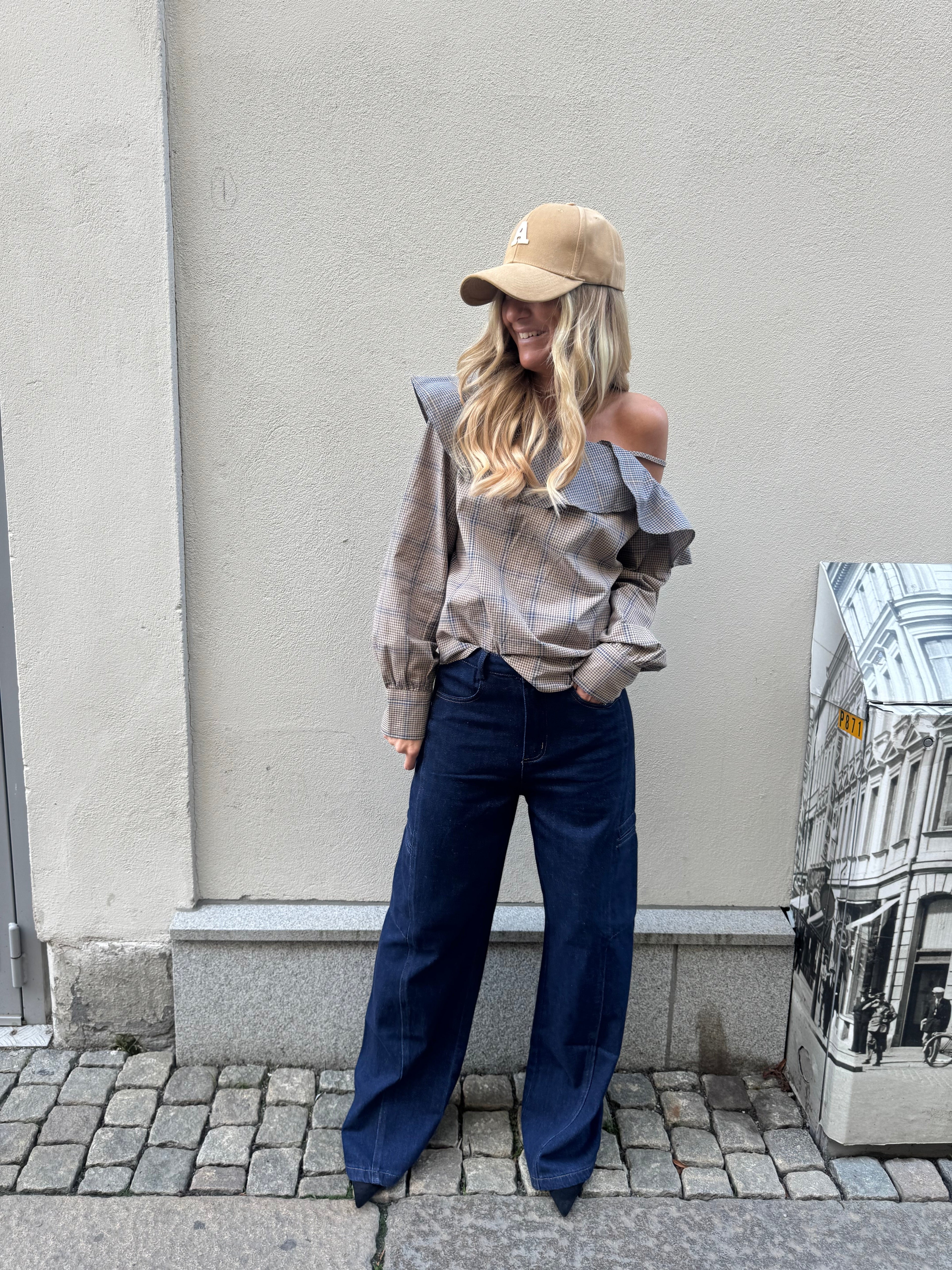 HORTENSE GEKARTE BLUSE