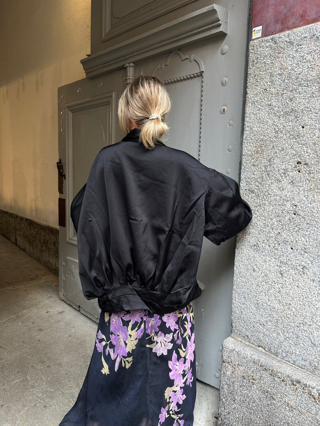 JAPANISCHER KIMONO/JACKE SCHWARZ