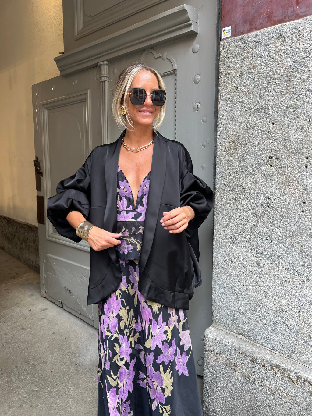 JAPANISCHER KIMONO/JACKE SCHWARZ