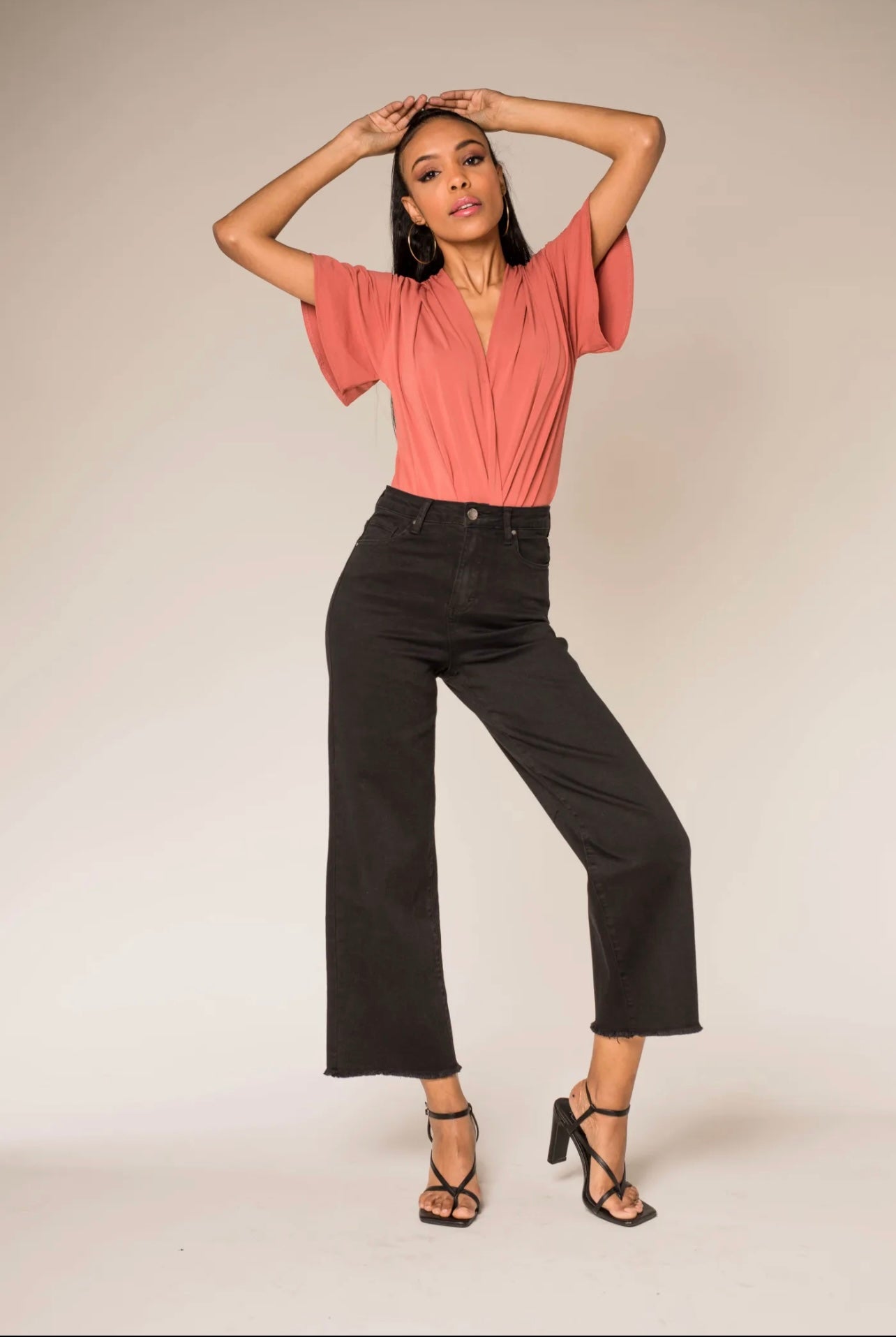 Charlotte Cropt Jeans schwarz