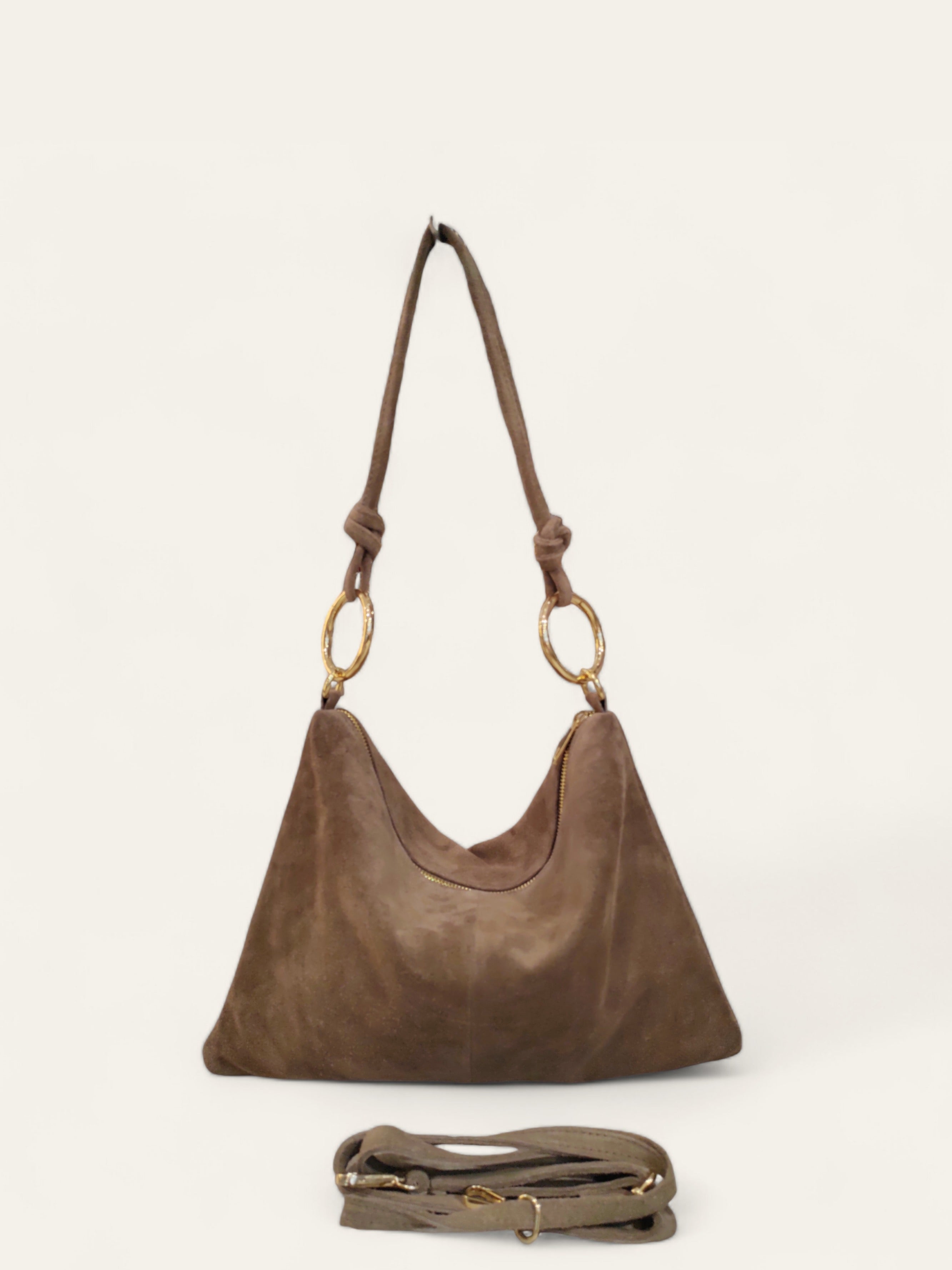 Jolie Schmale Tasche Taupe