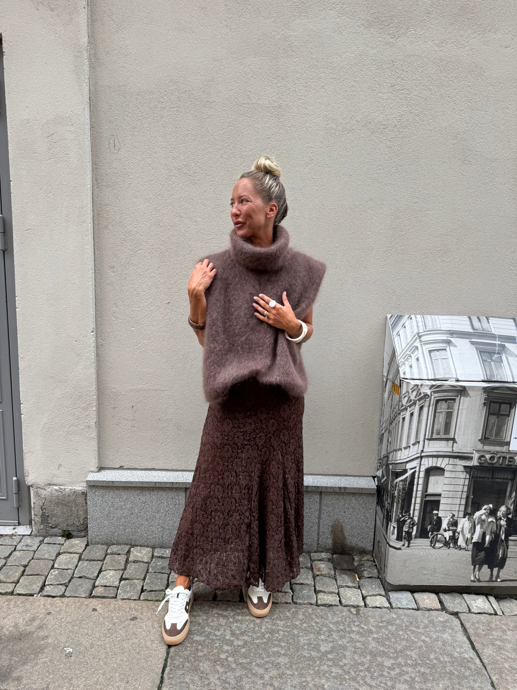 Roro Mohair Brown Polohemd – 22131