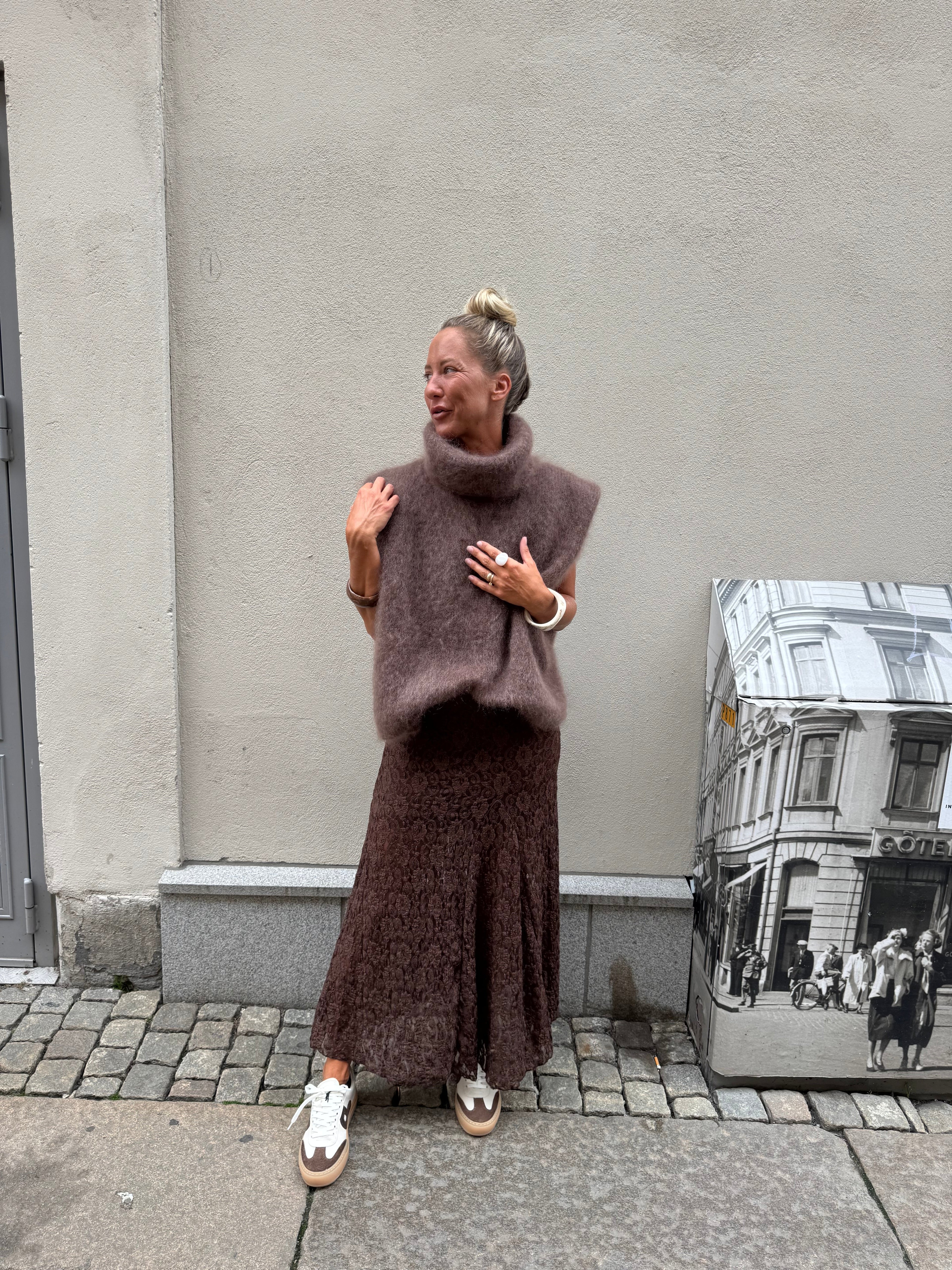 Roro Mohair Brown Polohemd – 22131