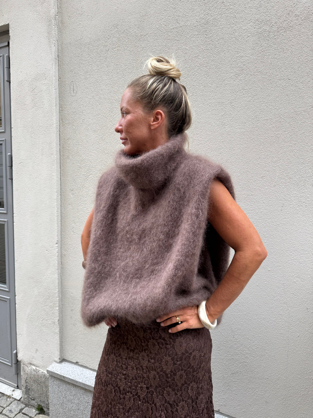 Roro Mohair Brown Polohemd – 22131