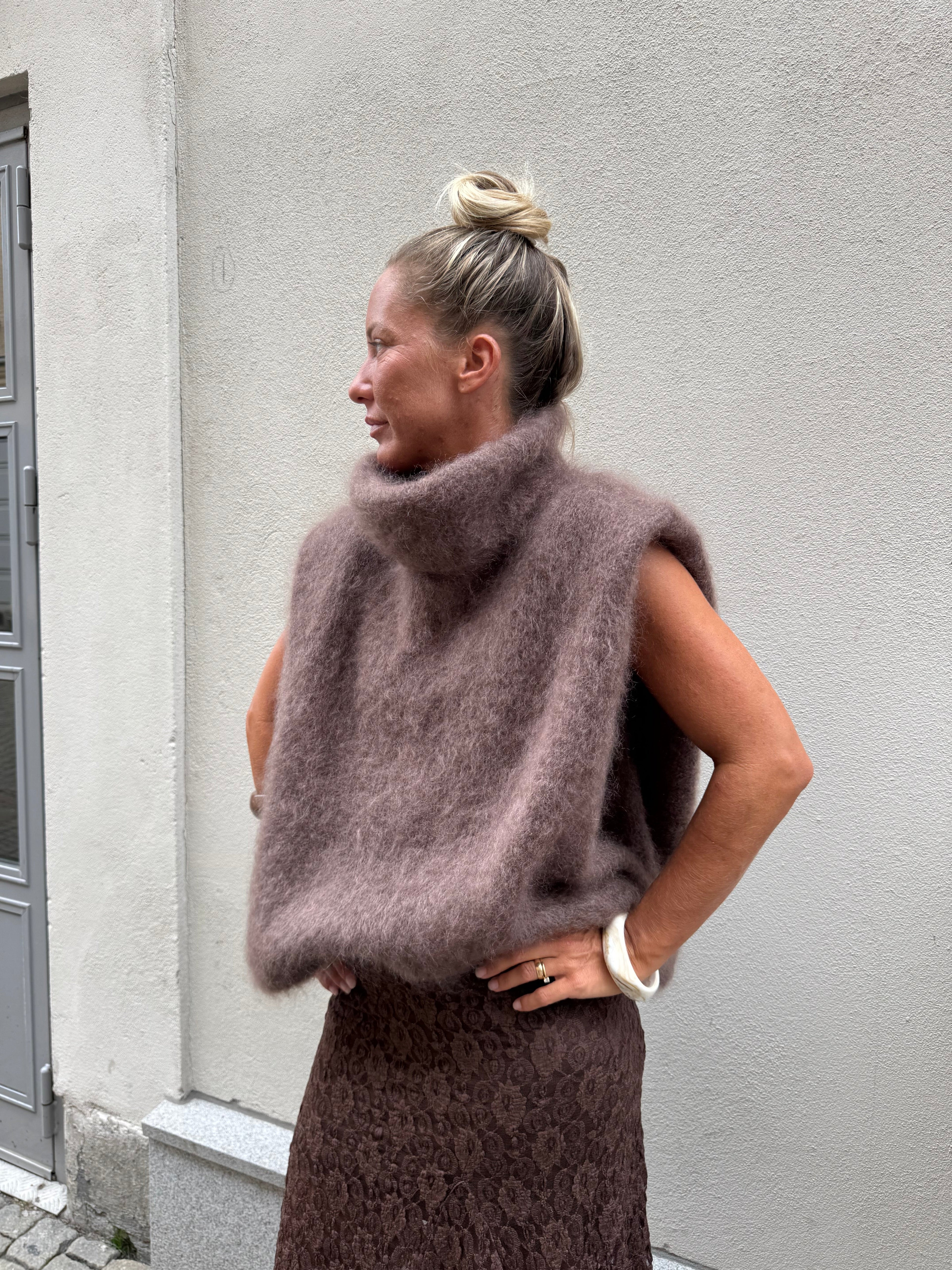 Roro Mohair Brown Polohemd – 22131