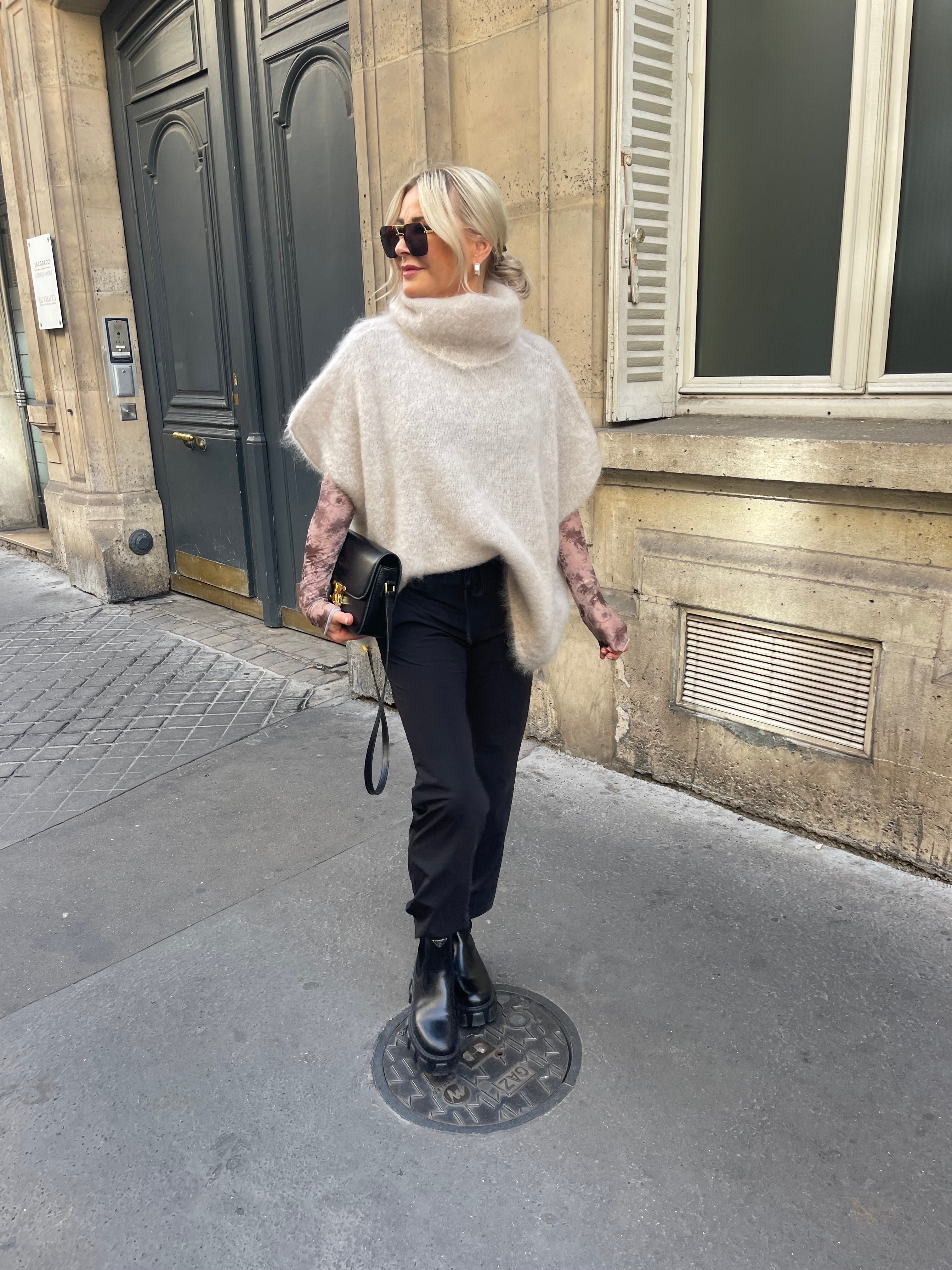 Roro Mohair Beige Polohemd