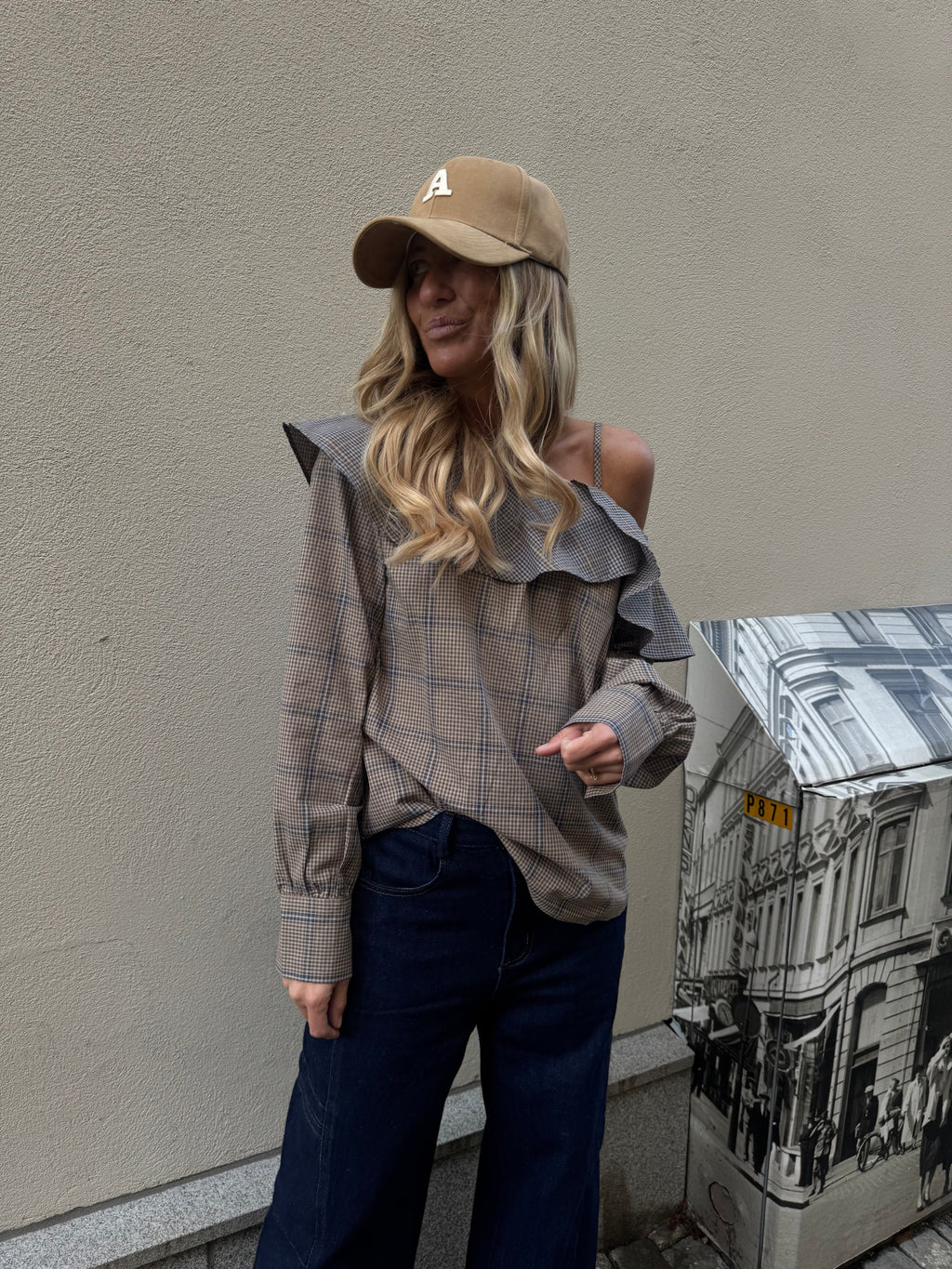 HORTENSE GEKARTE BLUSE