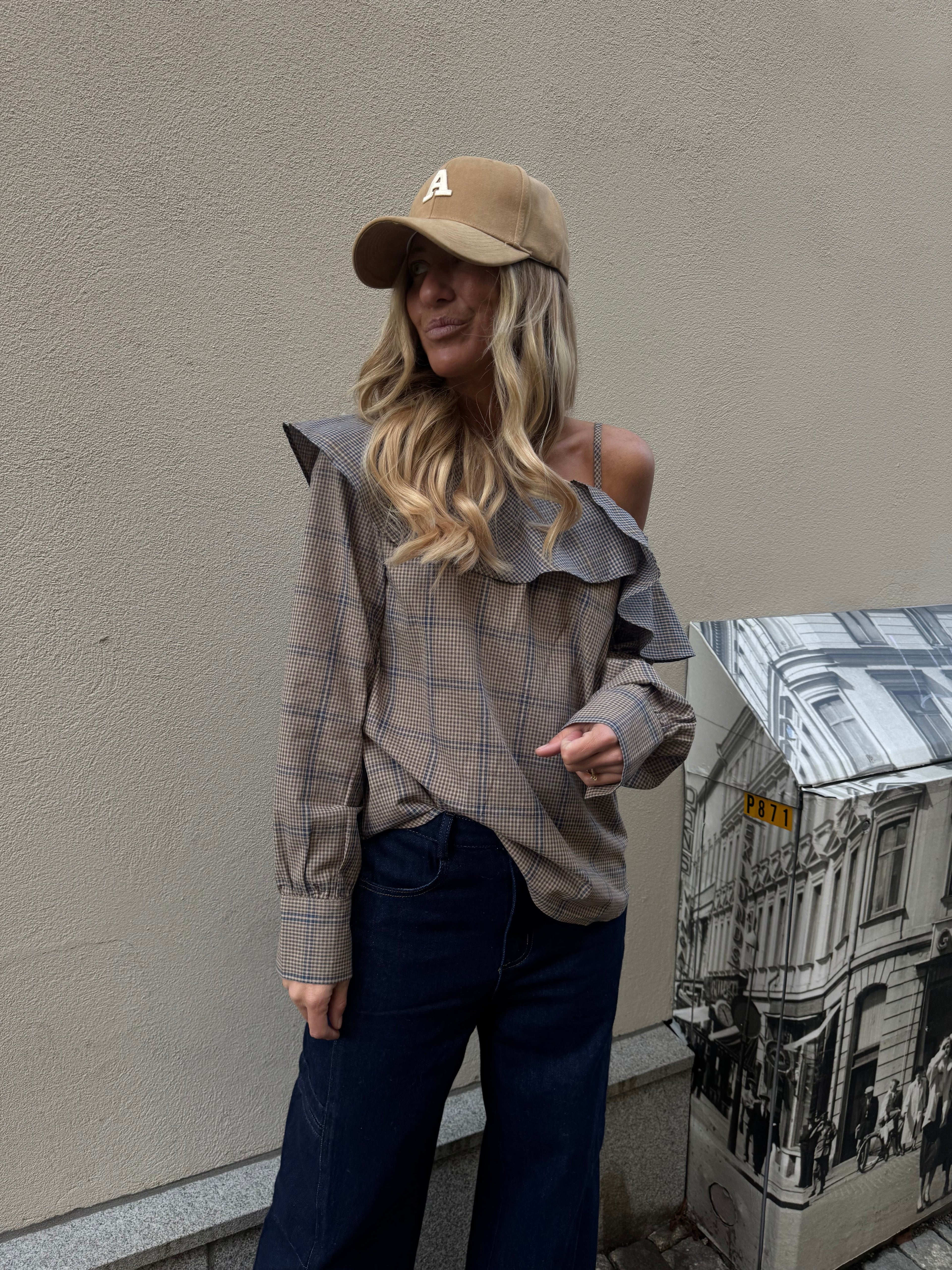 HORTENSE GEKARTE BLUSE