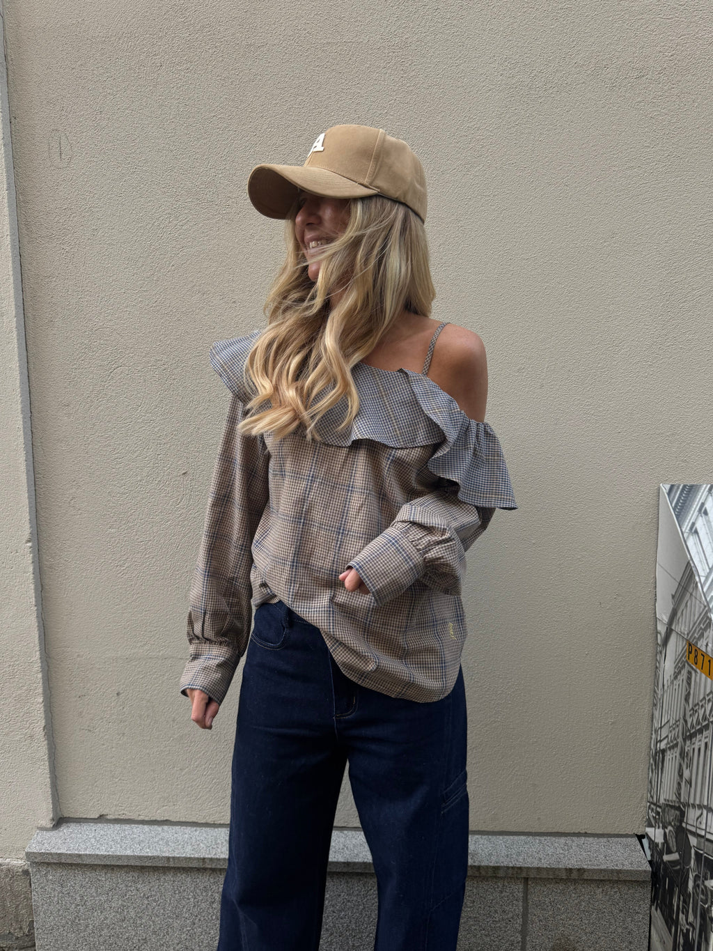 HORTENSE GEKARTE BLUSE