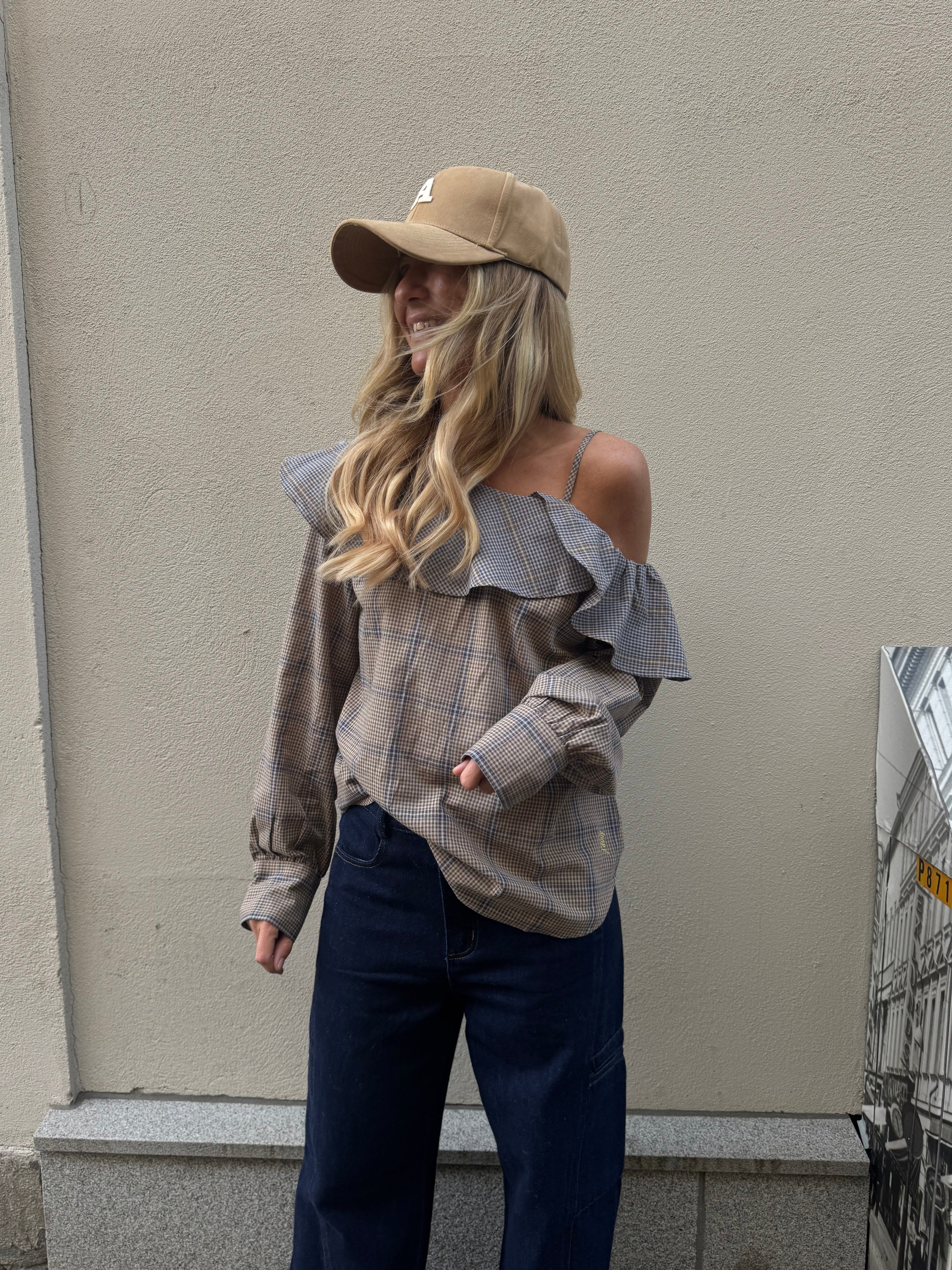 HORTENSE GEKARTE BLUSE